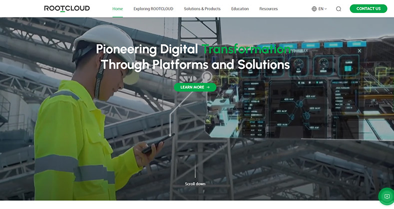 高端网站建设_树根互联网站设计